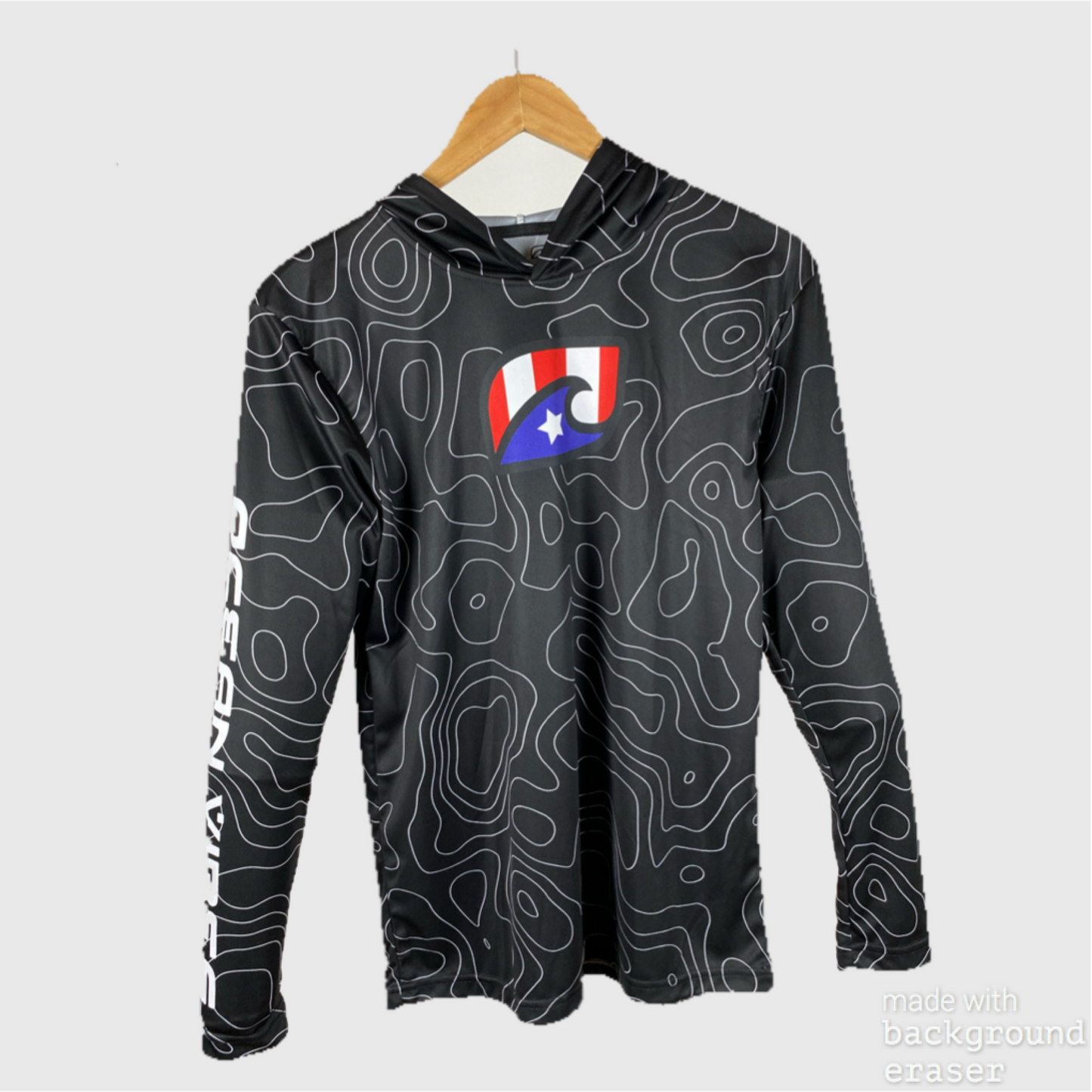 OVPR Black Hoodie Unisex Rashguard