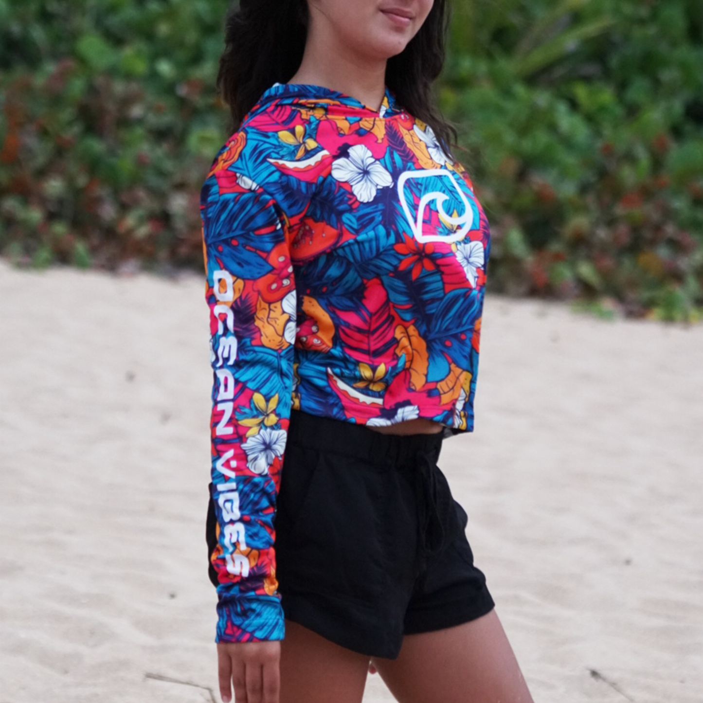 OV KIDS CROP HOODIE RASHGUARD